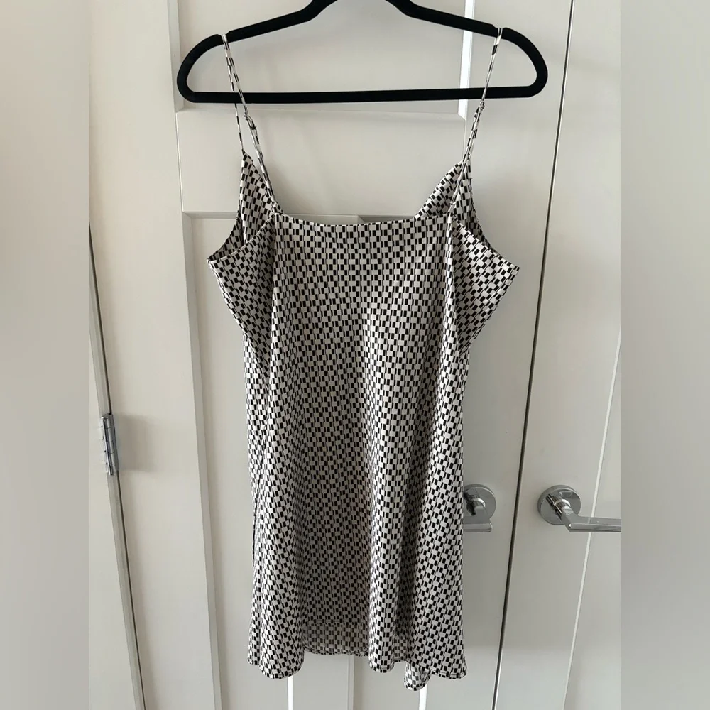 Dynamite Dani Cowl Neck Satin Slip Dress - Picture 5 of 6